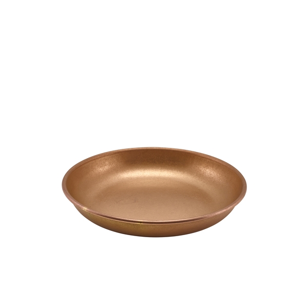 GENWARE | COPPER VINTAGE STEEL COUPE PLATE 20CM X 12 | SCP20CV