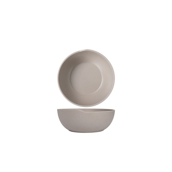 GENWARE | SAND BROWN COPENHAGEN ROUND MELAMINE BOWL 20 X 7.5CM X 6 | CP200946