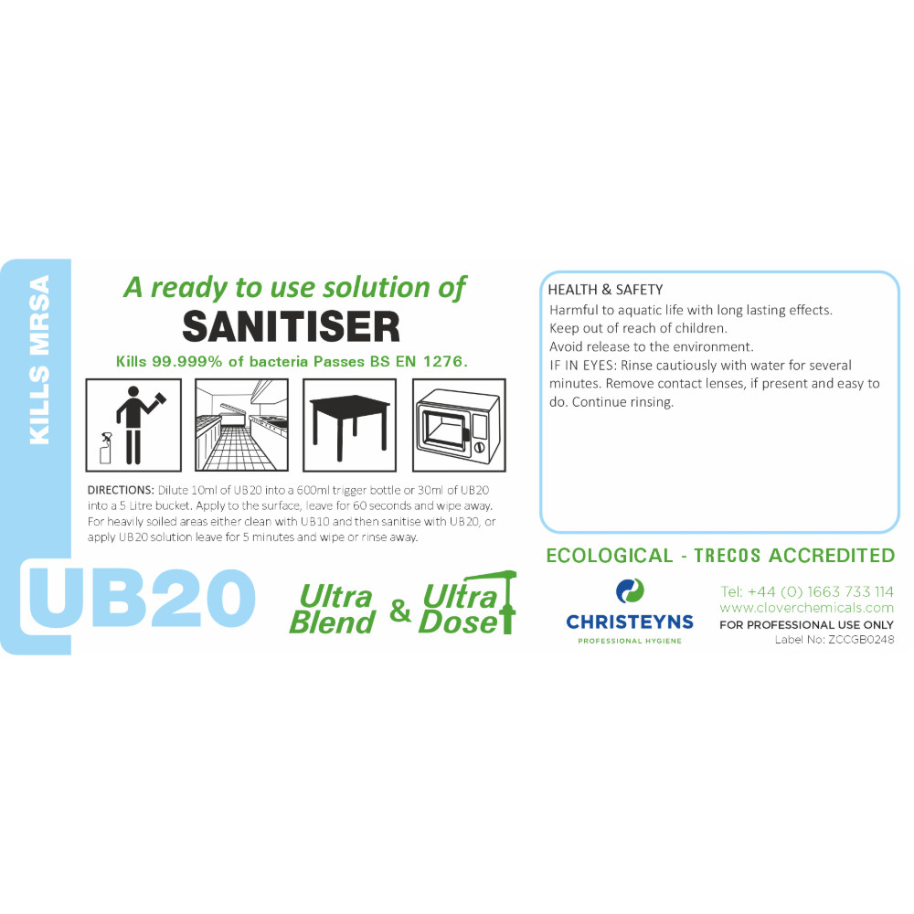 CHRISTEYNS | UB20 READY TO USE LABEL