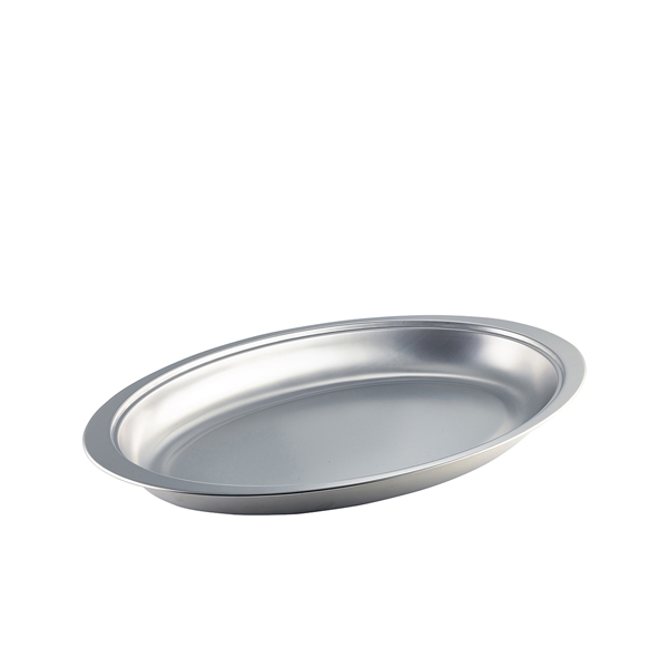 GENWARE | STAINLESS STEEL OVAL BANQUETING DISH 50CM | 12761