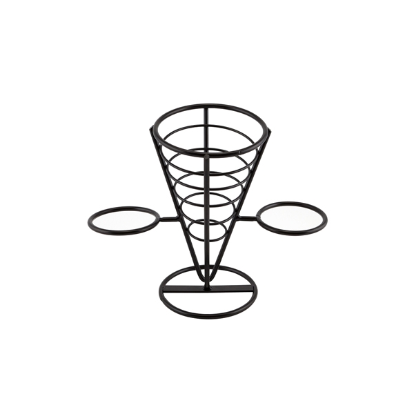 GENWARE | SERVING CONE 2 RAMEKIN WELL 21.5CM | CNE2