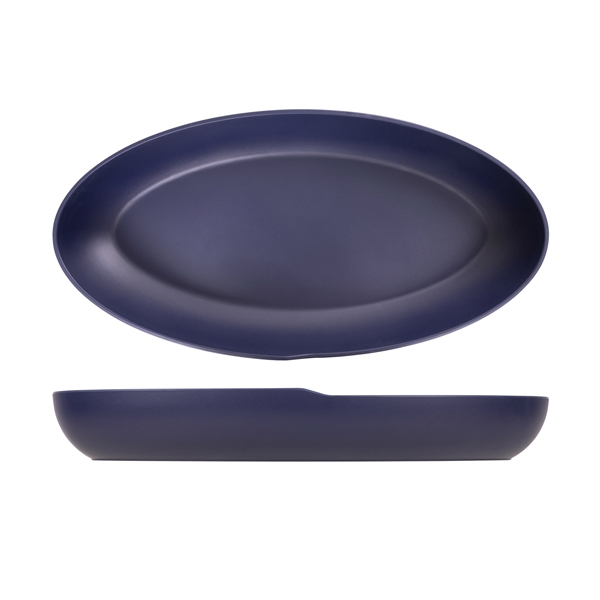 GENWARE | DENIM BLUE CPH OVAL M/MINE DEEP DISH 55 X 27.5 X 7.5CM | CP550170