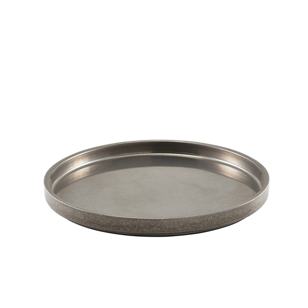 GENWARE | VINTAGE STEEL PRESENTATION PLATE 26.5CM X 6 | SPR26V