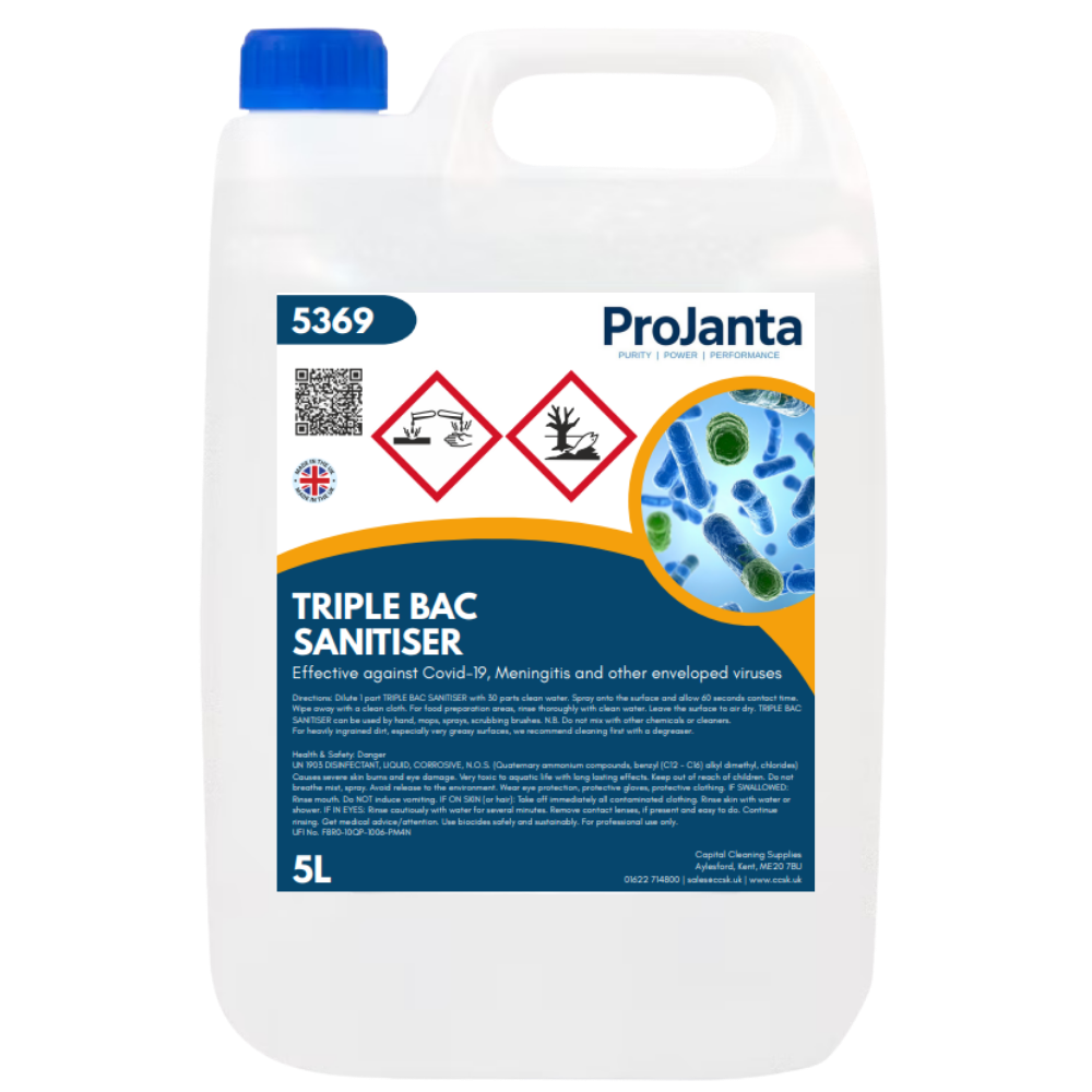 PROJANTA | TRIPLE BAC SANITISER 5 LTR | 5369
