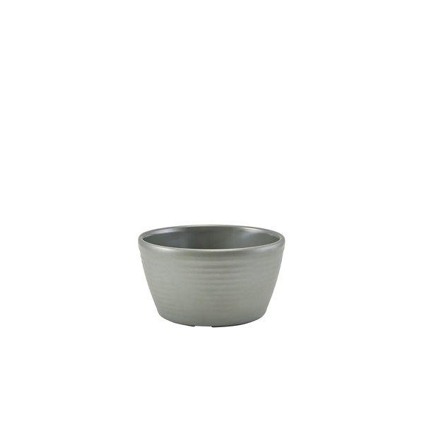 GENWARE | MELAMINE MATT GREY RIPPLE RAMEKIN 113ML X 24 | R287-04