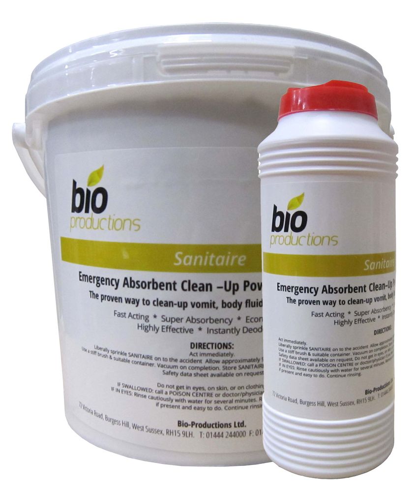 BIO PRODUCTIONS |  SANITAIRE CLEAN UP POWDER | SAN