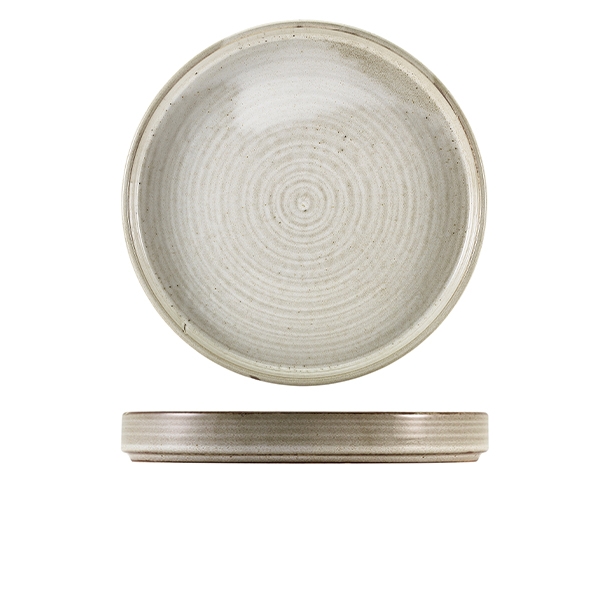 GENWARE | TERRA PORCELAIN GREY PRESENTATION PLATE 26CM X 6 | PR-PG26
