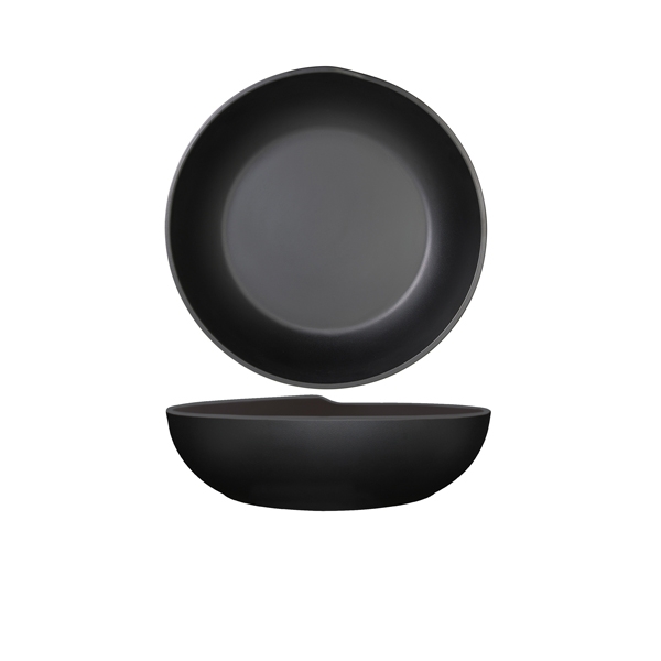 GENWARE | BLACK COPENHAGEN MELAMINE BOWL 28 X 7.5CM X 4 | CP280902