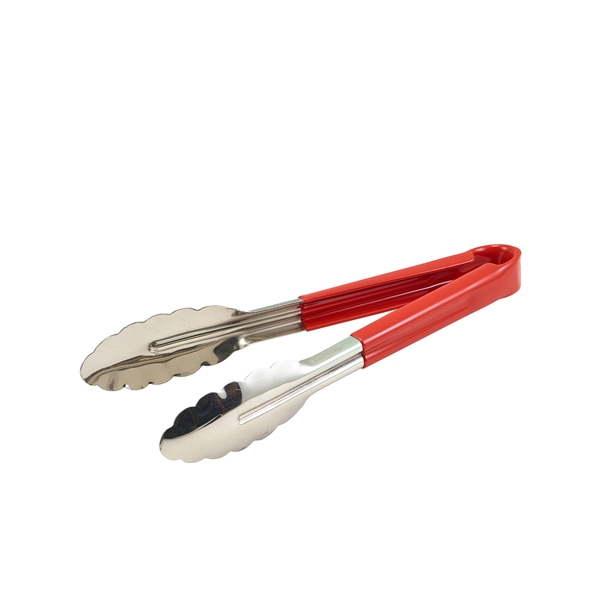 GENWARE | COLOUR CODED ST/ST. TONG 31CM RED | CCT31R