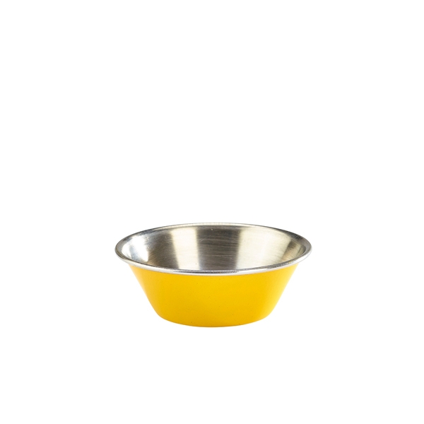 GENWARE | YELLOW STAINLESS STEEL RAMEKIN 43ML X 24 | RAMST115Y
