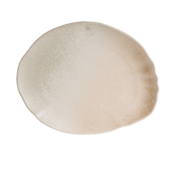GENWARE | SAHARA TONE OVAL PLATE 36CM X 6 | SHATON36OV