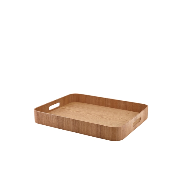 GENWARE | LIGHT WOOD VENEER BUTLERS TRAY 45.5 X 36CM | WVT-B4536L