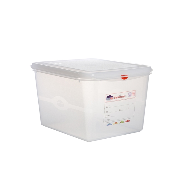 GENWARE | GN STORAGE CONTAINER 1/2 200MM DEEP 12.5L X 6 | 12490