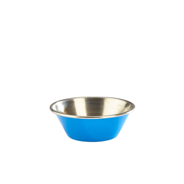 GENWARE | BLUE STAINLESS STEEL RAMEKIN 43ML X 24 | RAMST115BL