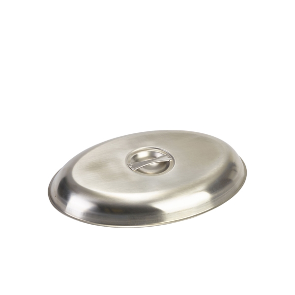 GENWARE | STAINLESS STEEL COVER FOR OVAL VEGETABLE DISH 30CM | C1462