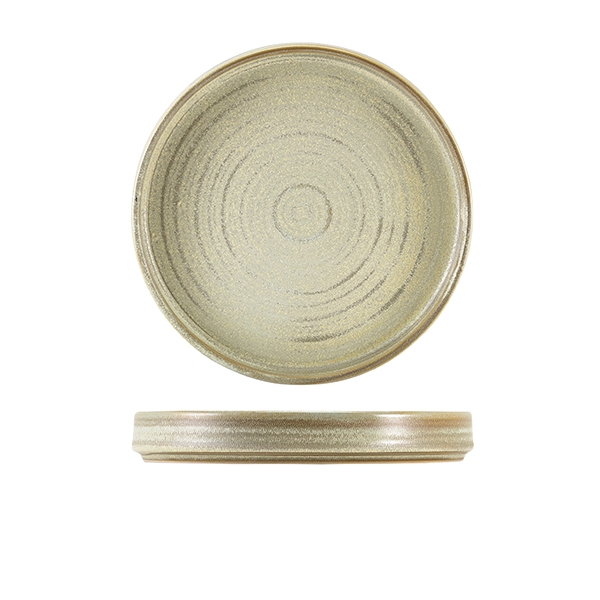 GENWARE | TERRA PORCELAIN MATT GREY PRESENTATION PLATE 20.5CM X 6 | PR-PMG21