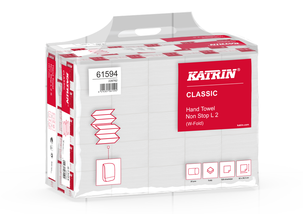 KATRIN |  CLASSIC HAND TOWEL NON STOP L2 X 3000 | 61594