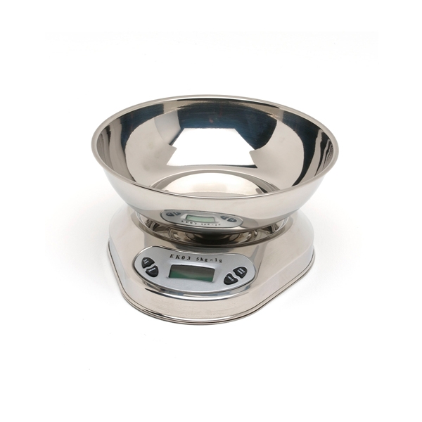 GENWARE | STAINLESS STEEL DIGITAL SCALES 5KG GRADUATED 1 GM | EK03B-5