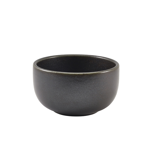 GENWARE | TERRA PORCELAIN BLACK ROUND BOWL 12.5CM X 6 | BW-PBK12
