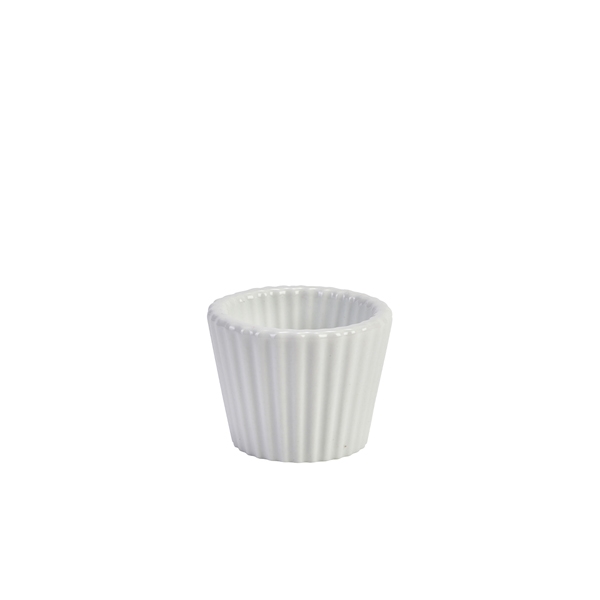 GENWARE | PORCELAIN FLUTED RAMEKIN 5.8CM X 12 | 369206