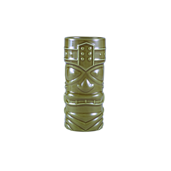 GENWARE | GREEN TIKI MUG 40CL X 4 | TKM400GR