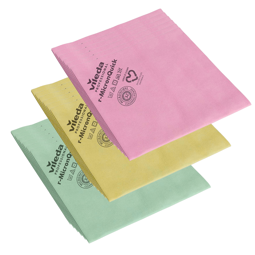 VILEDA - MICRON QUICK CLEANING CLOTH X 5