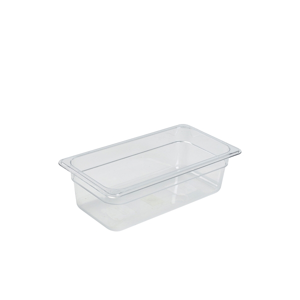 GENWARE | 1/3 -POLYCARBONATE GN PAN 100MM CLEAR | PC13-100