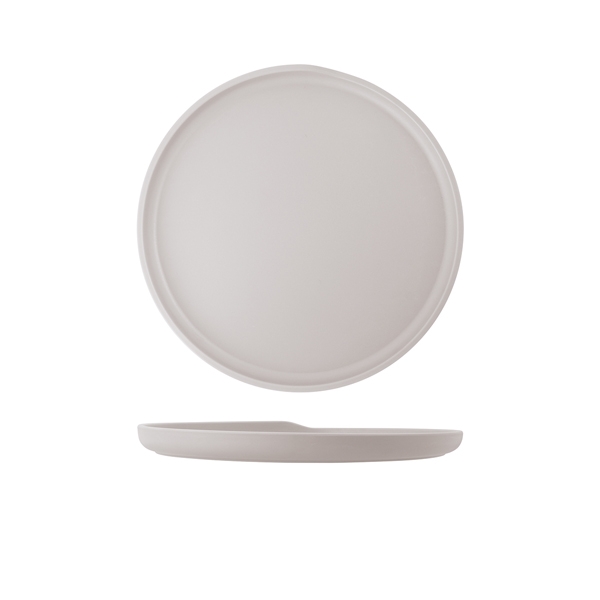 GENWARE | WHITE COPENHAGEN ROUND MELAMINE PLATE 28CM X 6 | CP282645