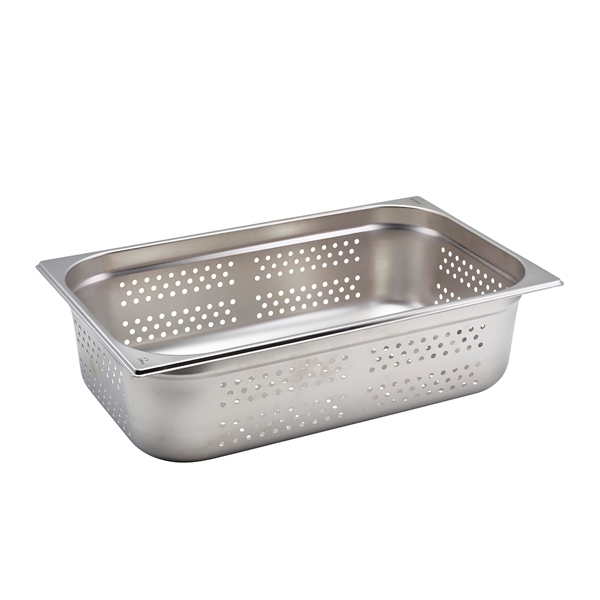 GENWARE | PERFORATED ST/ST GASTRONORM PAN 1/1 - 150MM DEEP | GNP11-150