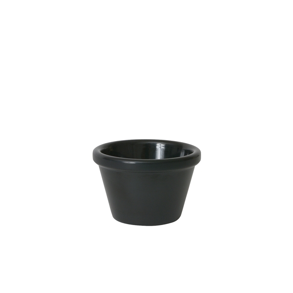 GENWARE | MELAMINE BLACK SMOOTH RAMEKIN 43ML X 24 | S275-03