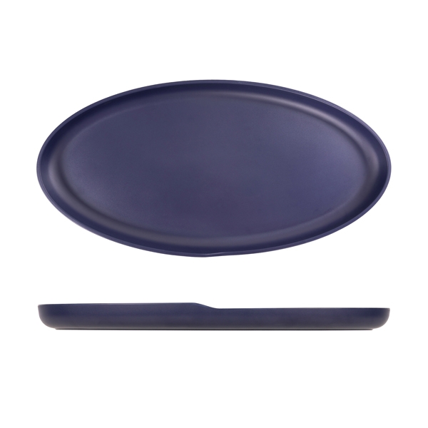 GENWARE | DENIM BLUE COPENHAGEN OVAL MELAMINE DISH 55 X 27.5CM | CP552570