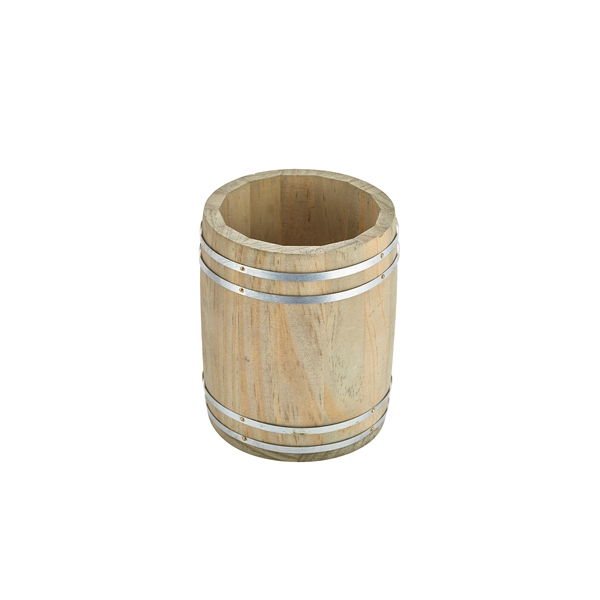 GENWARE | MINIATURE WOODEN BARREL 11.5DIA X 13.5CM | MWB11
