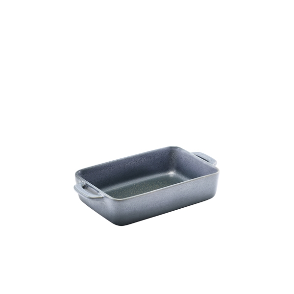 GENWARE | FORGE GRAPHITE STONEWARE RECT DISH 16 X 10.5 X 4CM X 6 | CT-RC16G