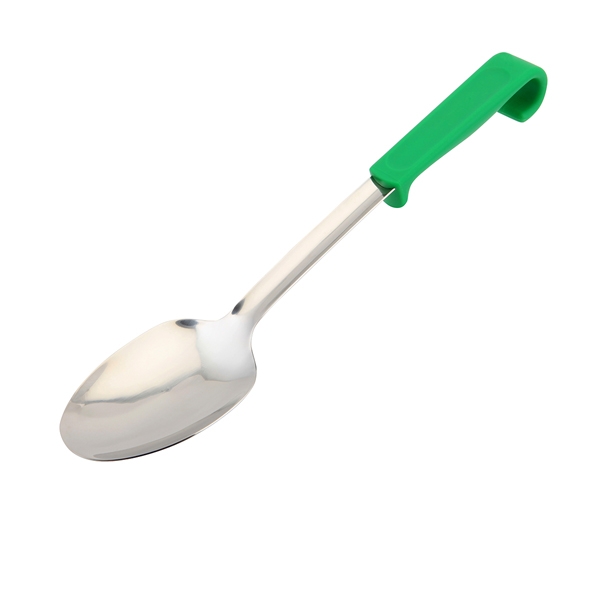 GENWARE | PLASTIC HANDLE SPOON PLAIN GREEN | 577-04G