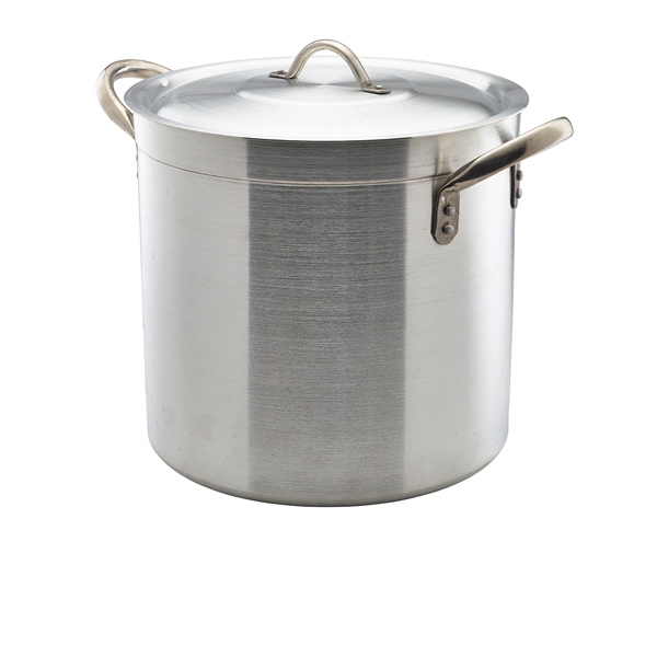 GENWARE | ALUMINIUM DEEP STOCKPOT WITH LID 32LITRE | 709-36
