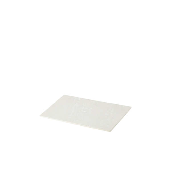 GENWARE | GENWARE WHITE SLATE MELAMINE PLATTER 32.5 X 17.5 CM | MEL13-SLW