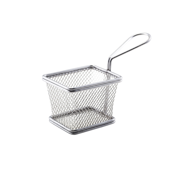 GENWARE | SERVING FRY BASKET RECTANGULAR X 6 | SVB1008
