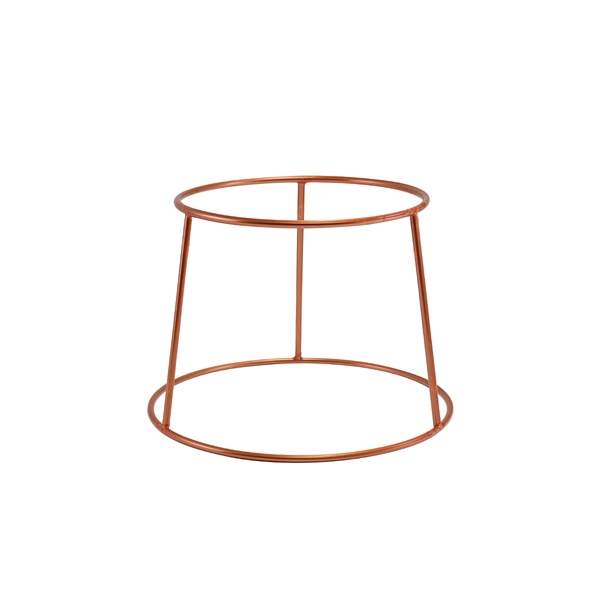 GENWARE |  COPPER ANTI-SLIP ROUND BUFFET RISER 18 CM | RSR-RC18