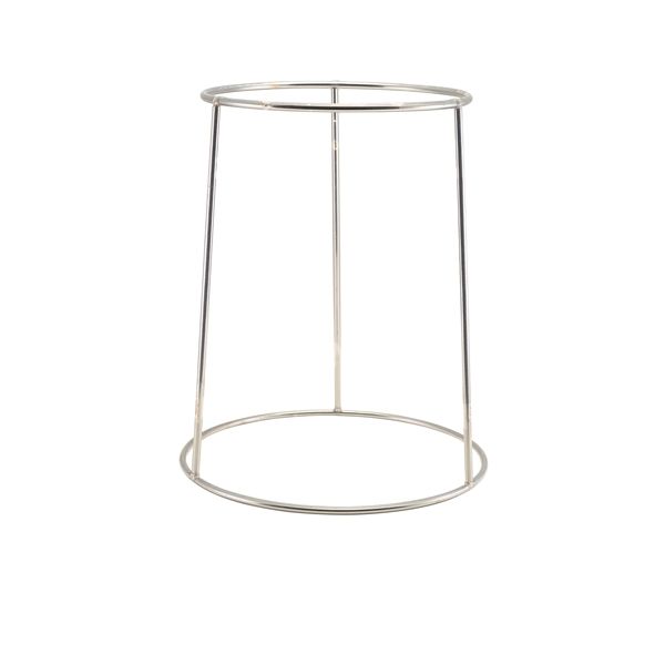 GENWARE | SILVER ANTI-SLIP ROUND BUFFET RISER 30CM | RSR-RS30