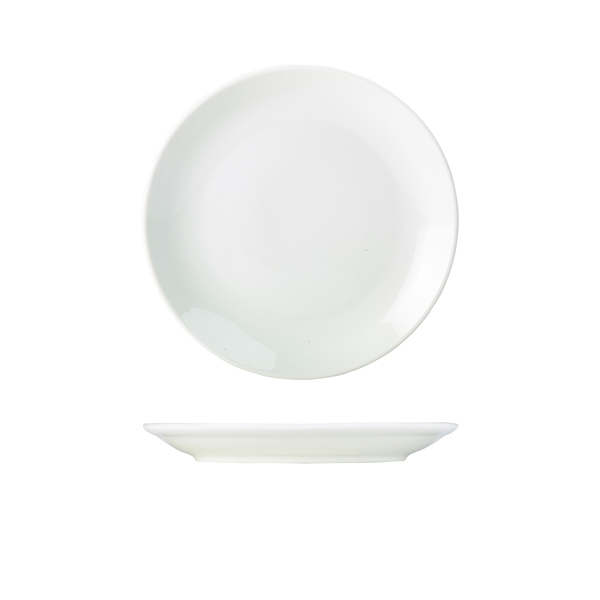 GENWARE | PORCELAIN COUPE PLATE 22CM X 6 | 187622
