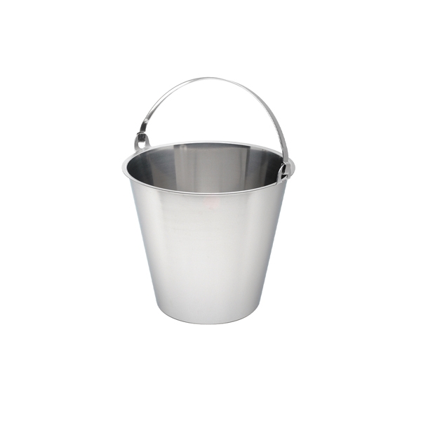 GENWARE | SWEDISH STAINLESS STEEL BUCKET 10 LITRE GRADUATED | 13010