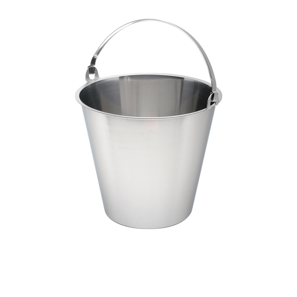 GENWARE | SWEDISH STAINLESS STEEL BUCKET 15 LITRE GRADUATED | 13015