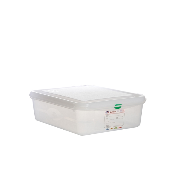 GENWARE | GN STORAGE CONTAINER 1/2 100MM DEEP 6.5L X 6 | 12470