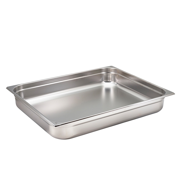 GENWARE | ST/ST GASTRONORM PAN 2/1 - 100MM DEEP | GN21-100