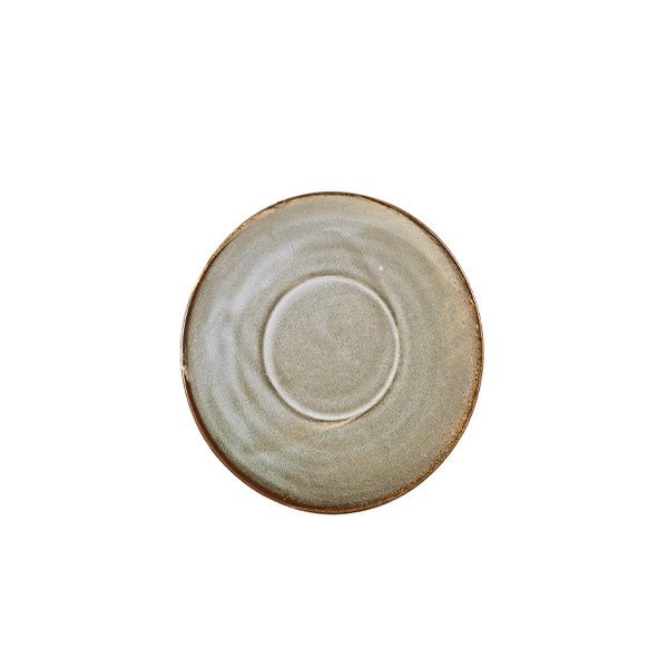 GENWARE | TERRA PORCELAIN GREY SAUCER 14.5CM X 6 | SCR-PG14