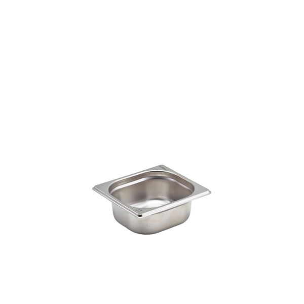 GENWARE | ST/ST GASTRONORM PAN 1/6 - 65MM DEEP | GN16-65
