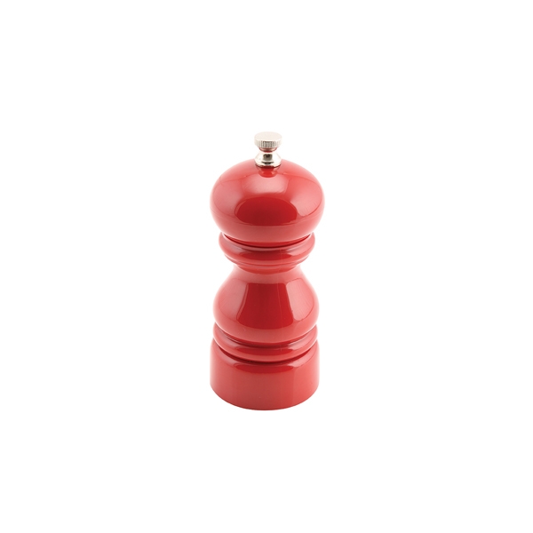 GENWARE | SALT OR PEPPER GRINDER RED 12.7CM X 6 | SPRED12