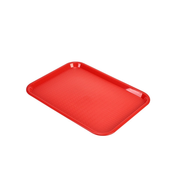 GENWARE | FAST FOOD TRAY RED LARGE | CT1418-05