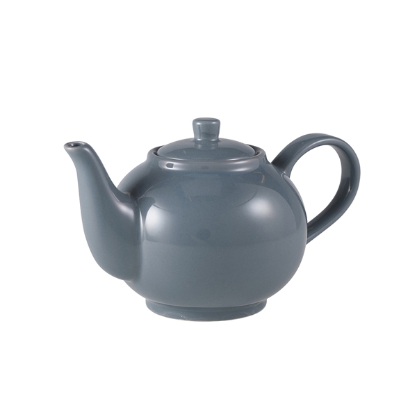 GENWARE | PORCELAIN GREY TEAPOT 45CL X 6 | 393945G