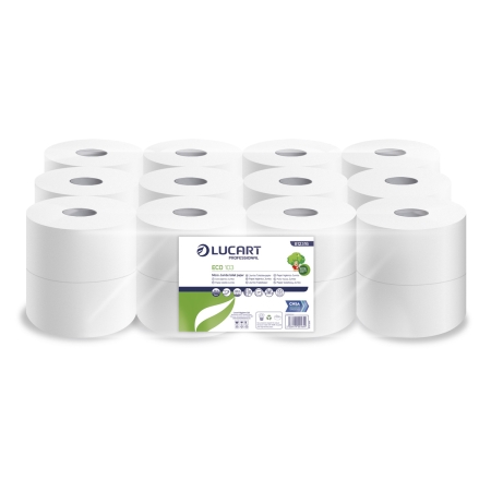 LUCART | ECO103 MICRO MINI JUMBO ROLLS 125MTR X 24 | 812316